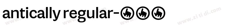 antically regular字体转换 antically regular字体转换